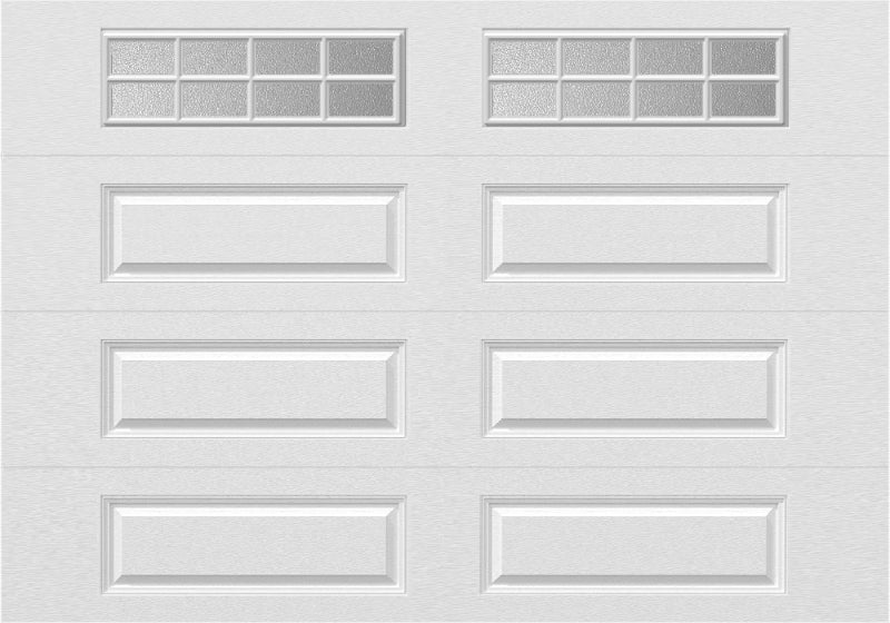 10x7 -  Obscure- Stockton With glass Long - White