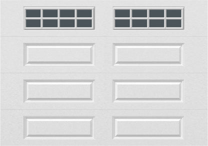 10x7 -  Tinted- Long Stockton With glass - White