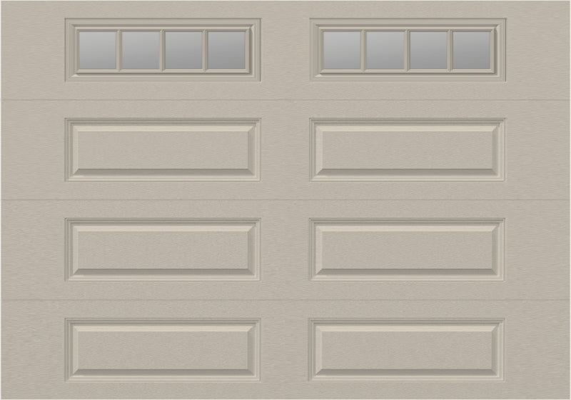 10x7 - Straight Stockbridge Long - Clear  With glass Long - Almond