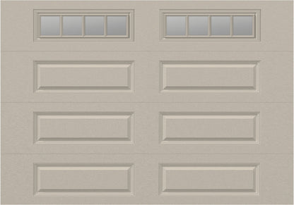 10x7 - Straight Stockbridge Long - Clear  With glass Long - Almond