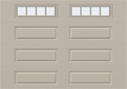 10x7 - Straight Stockbridge Long - Frosted With glass Long - Almond