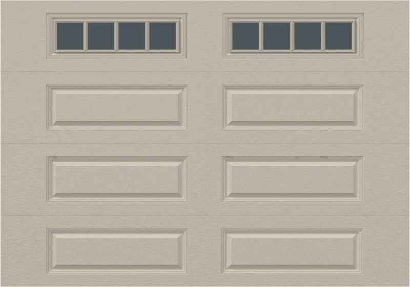 10x7 - Straight Stockbridge Long - Tinted   With glass Long - Almond