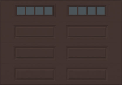 10x7 -  Straight Stockbridge Long - Tinted   With glass Long - Brown