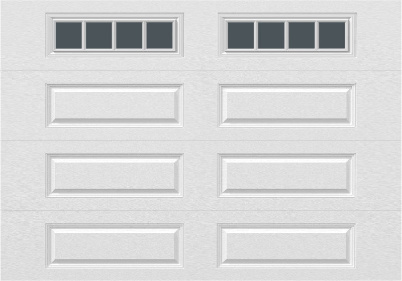 10x7 -  Straight Stockbridge Long - Tinted   With glass Long - White