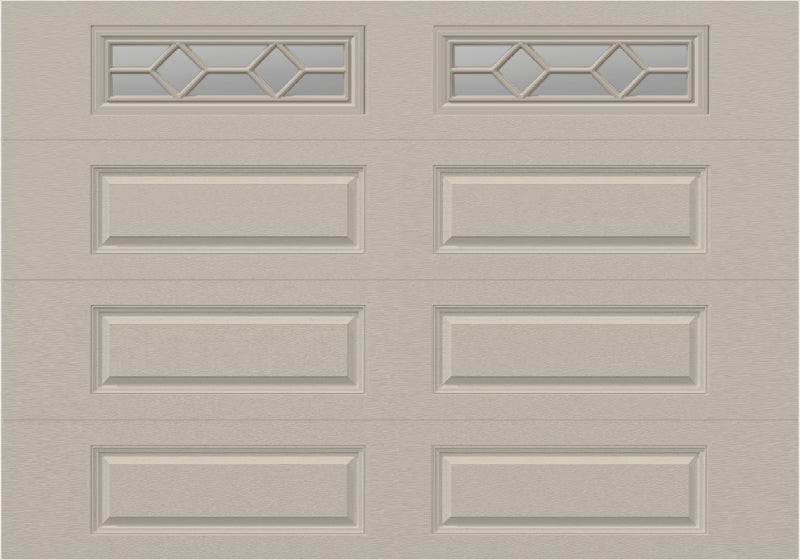 10x7 - Waterton Long 1 - Clear -  With glass Long - Almond