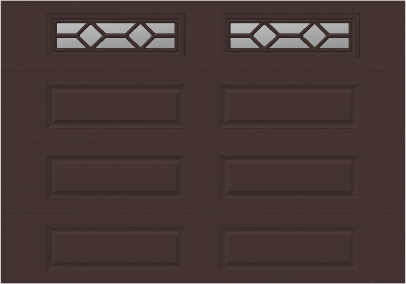 10x7 -  Waterton Long 1 - Clear -  With glass Long - Brown