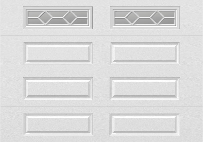 10x7 -  Waterton Long 1 - Clear - With glass Long - White