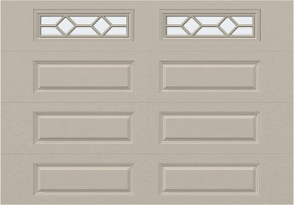 10x7 - Waterton Long 1 - Frosted -  With glass Long - Almond