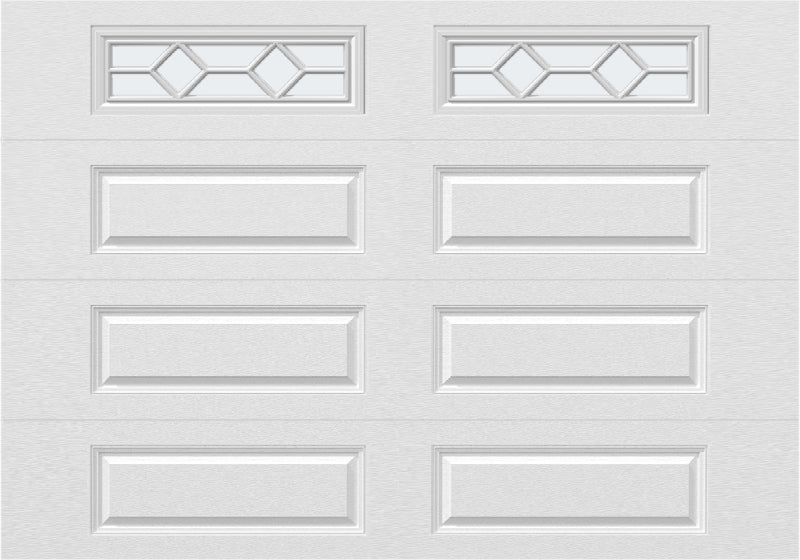 10x7 -  Waterton Long 1 - Frosted - With glass Long - White