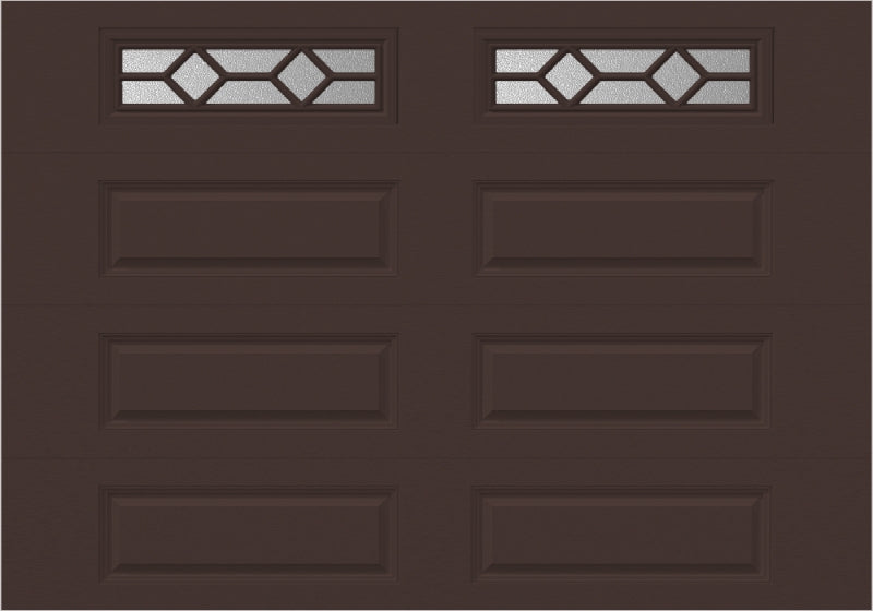 10x7 -  Waterton 1  - Obscure -  With glass Long - Brown