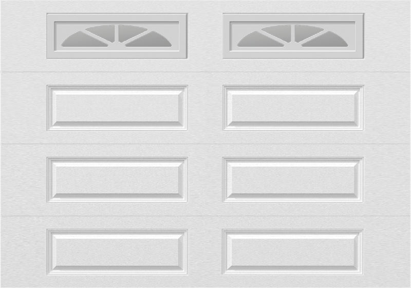 10x7 -  Waterton Long 2  - Clear  - With glass Long - White