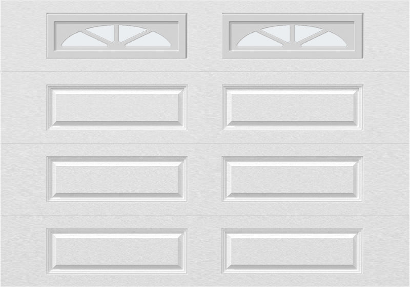 10x7 -  Waterton Long 2 - Frosted - With glass Long - White