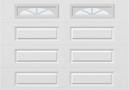 10x7 -  Waterton Long 2 - Frosted - With glass Long - White