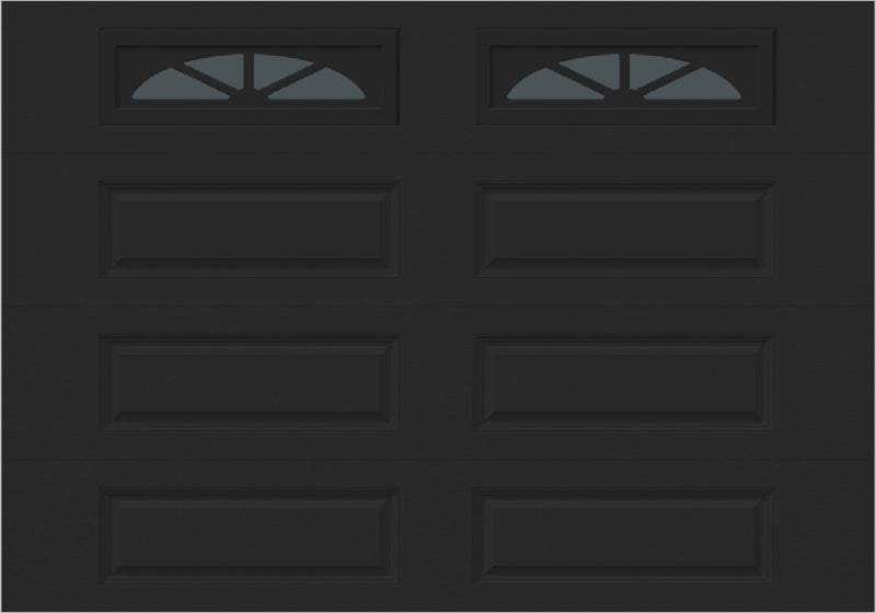 10x7 -  Waterton Long 2 - Tinted -   With glass Long - Black