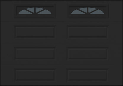 10x7 -  Waterton Long 2 - Tinted -   With glass Long - Black