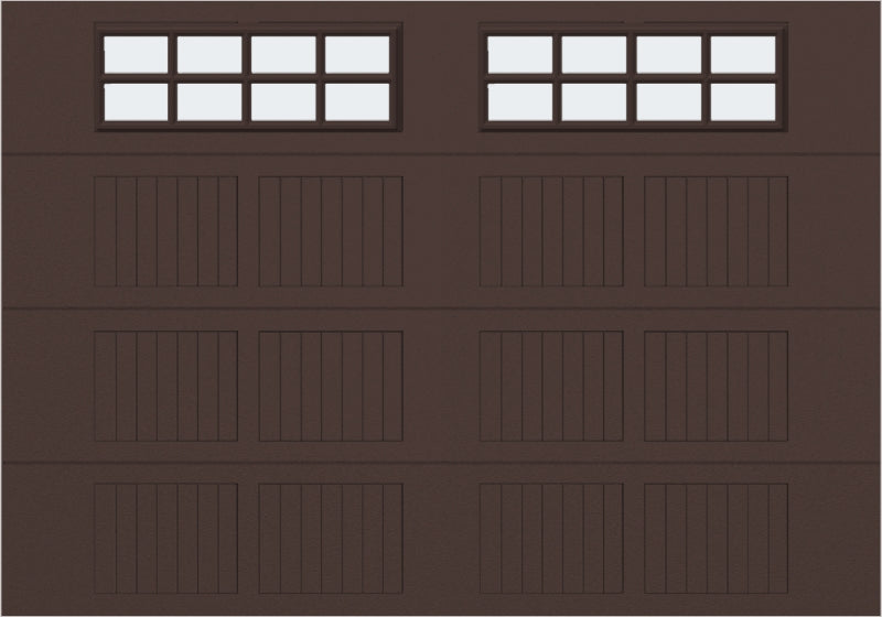 10x7 - Frosted  -  Stockton With glass - Brown