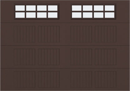 10x7 - Frosted  -  Stockton With glass - Brown