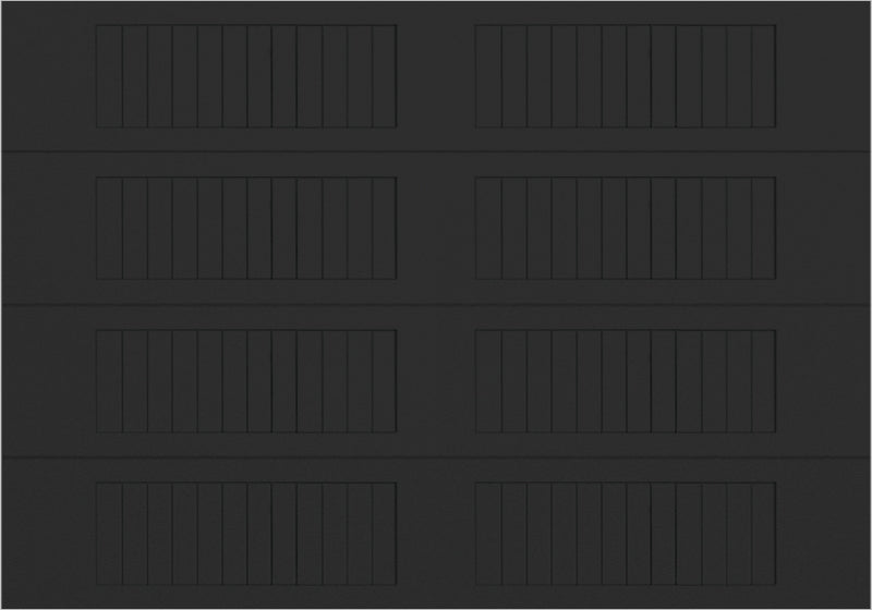 10x7 - No glass Long - Black