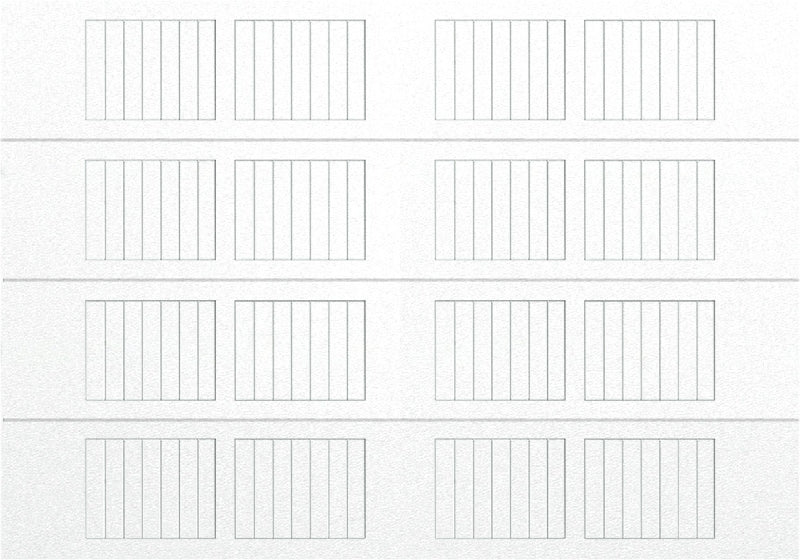 10x7 Short No Glass - White