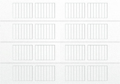 10x7 Short No Glass - White