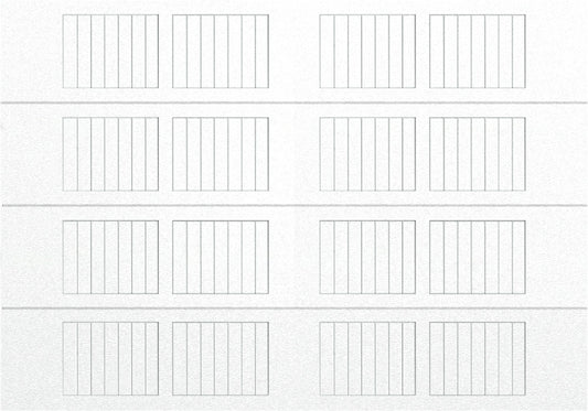 10x7 Short No Glass - White