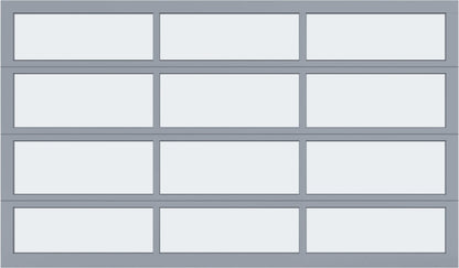 12'x7' Window - Aluminum - Anodized - Frosted