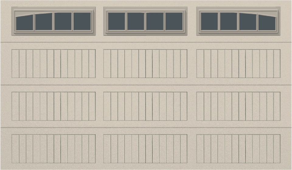 12x7 - Arched Stockbridge Long - Tinted With glass Long - Almond