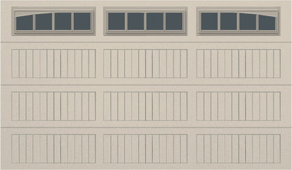 12x7 - Arched Stockbridge Long - Tinted With glass Long - Almond