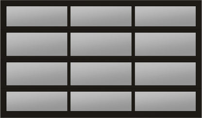 12'x7' Window - Aluminum - Dark Bronze - Clear