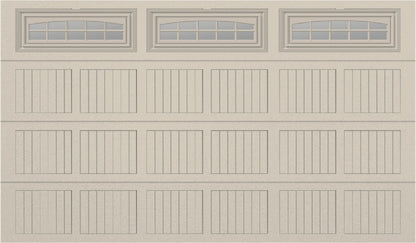 12x7 -  Cascade Short - Clear  With glass - Almond