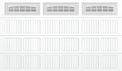 12x7 -  Cascade Short - Clear  With glass - White