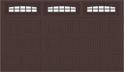 12x7 -  Cascade Short - Frosted  With glass - Brown