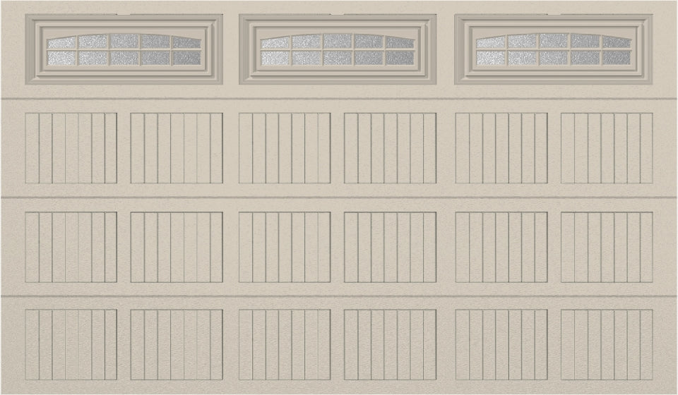 12x7 - Cascade - Obscure With glass - Almond