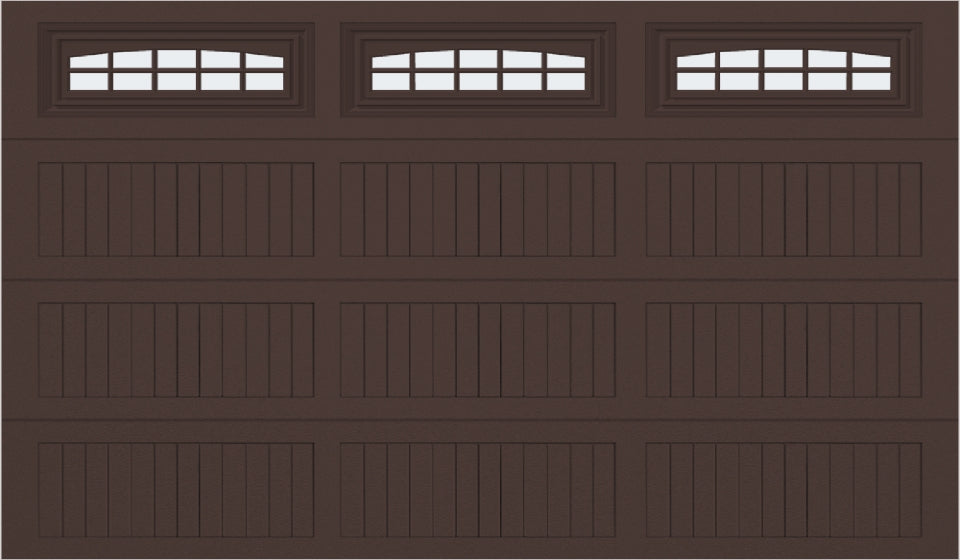 12x7 -  Cascade - Frosted  With glass Long - Brown