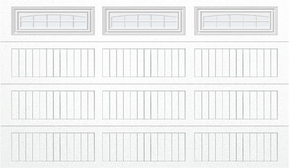 12x7 -  Cascade - Frosted  With glass Long - White