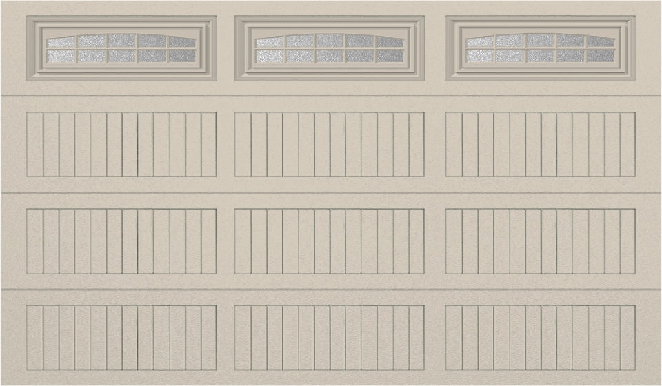 12x7 - Cascade - Obscure  With glass Long - Almond