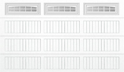 12x7 -  Cascade - Obscure  With glass Long - White
