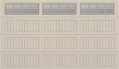 12x7 - Clear -  Stockton With glass Long Long - Almond