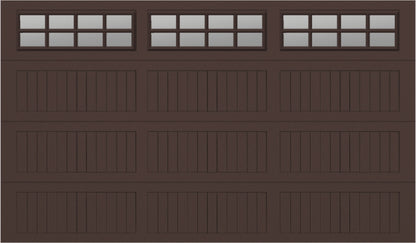 12x7 - Clear -  Stockton With glass Long - Brown