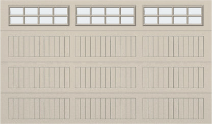 12x7 - Frosted - Long - Stockton With glass Long - Almond.