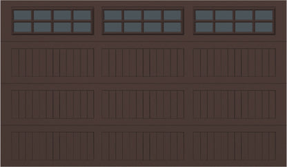 12x7 -  Tinted - Long Stockton With glass - Brown