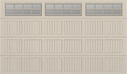 12x7 - Clear -  Stockton With glass Long Short - Almond