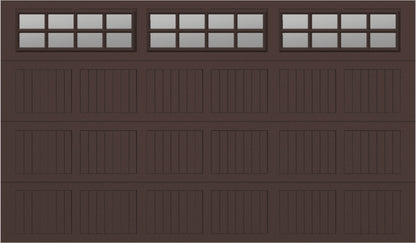 12x7 - Clear -  Stockton With glass Short - Brown