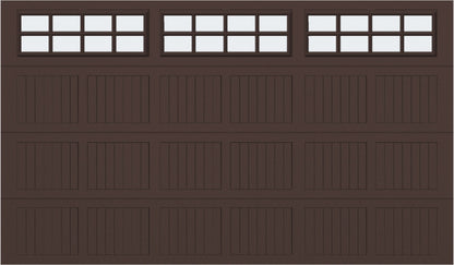 12x7 - Frosted  -  Stockton With glass - Brown