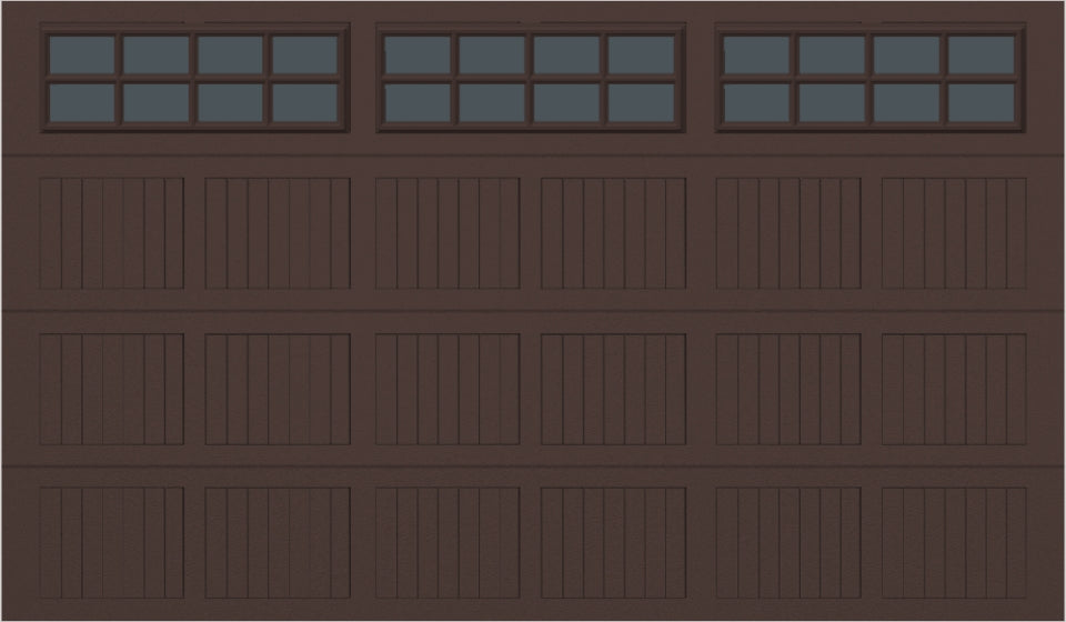 12x7 -  Tinted- Stockton With glass - Brown