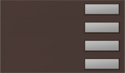 12'x7' Window - Skyflush Right - Brown - Clear