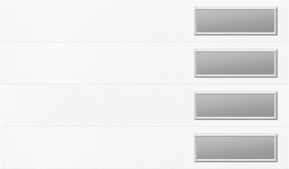 12'x7' Window - Skyflush Right - White - Clear