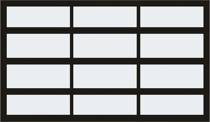 12'x7' Window - Aluminum - Dark Bronze - Frosted