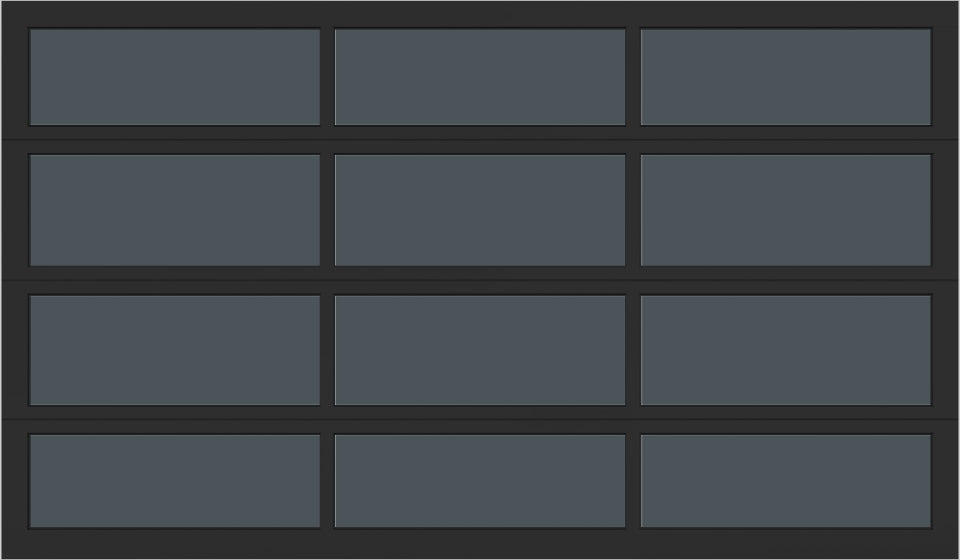 12'x7' Window - Aluminum  - Brown - Tinted 