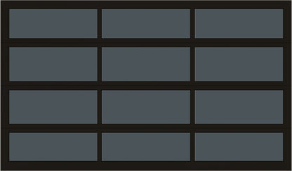 12'x7' Window - Aluminum - Dark Bronze - Tinted 